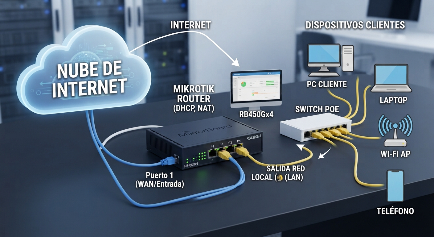 Configuración MIKROTIK Básica en Dos MINUTOS!!!